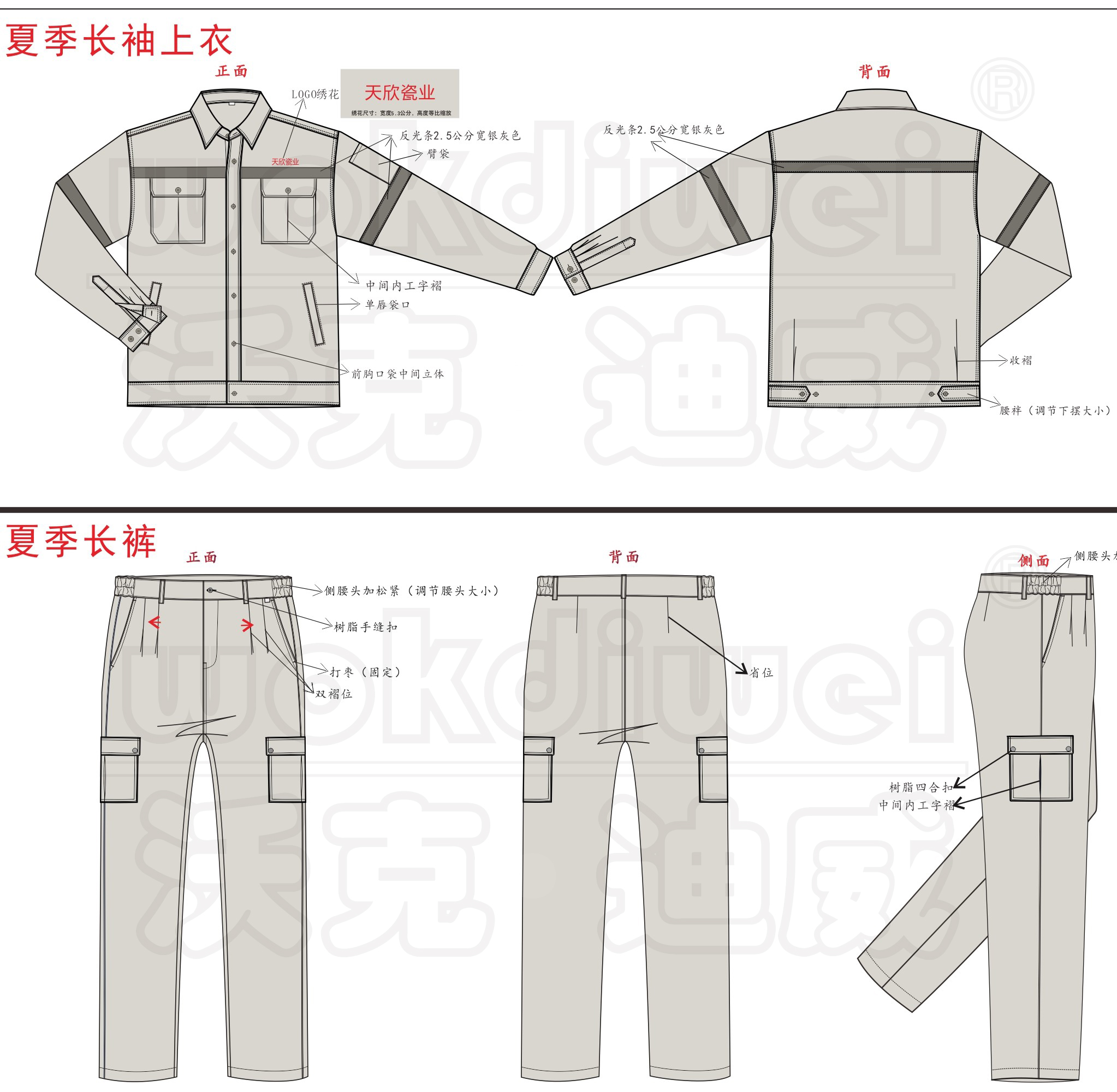 在定做工作服時(shí)款式設(shè)計(jì)要注意什么細(xì)節(jié)